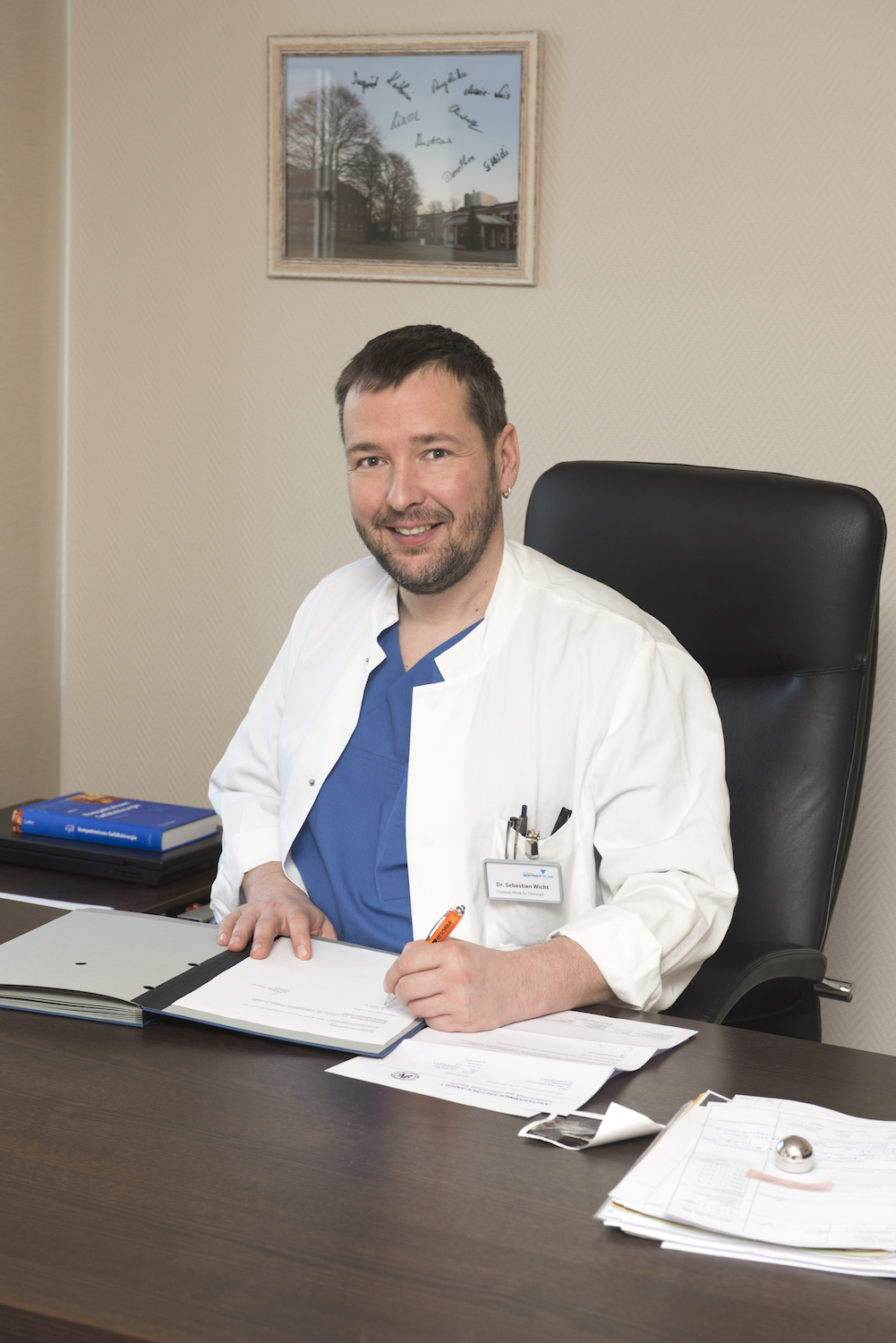 Dr. Sebastian Wicht, Chefarzt der Chirurgie in der Warnow-Klinik Bützow Foto: maxpress